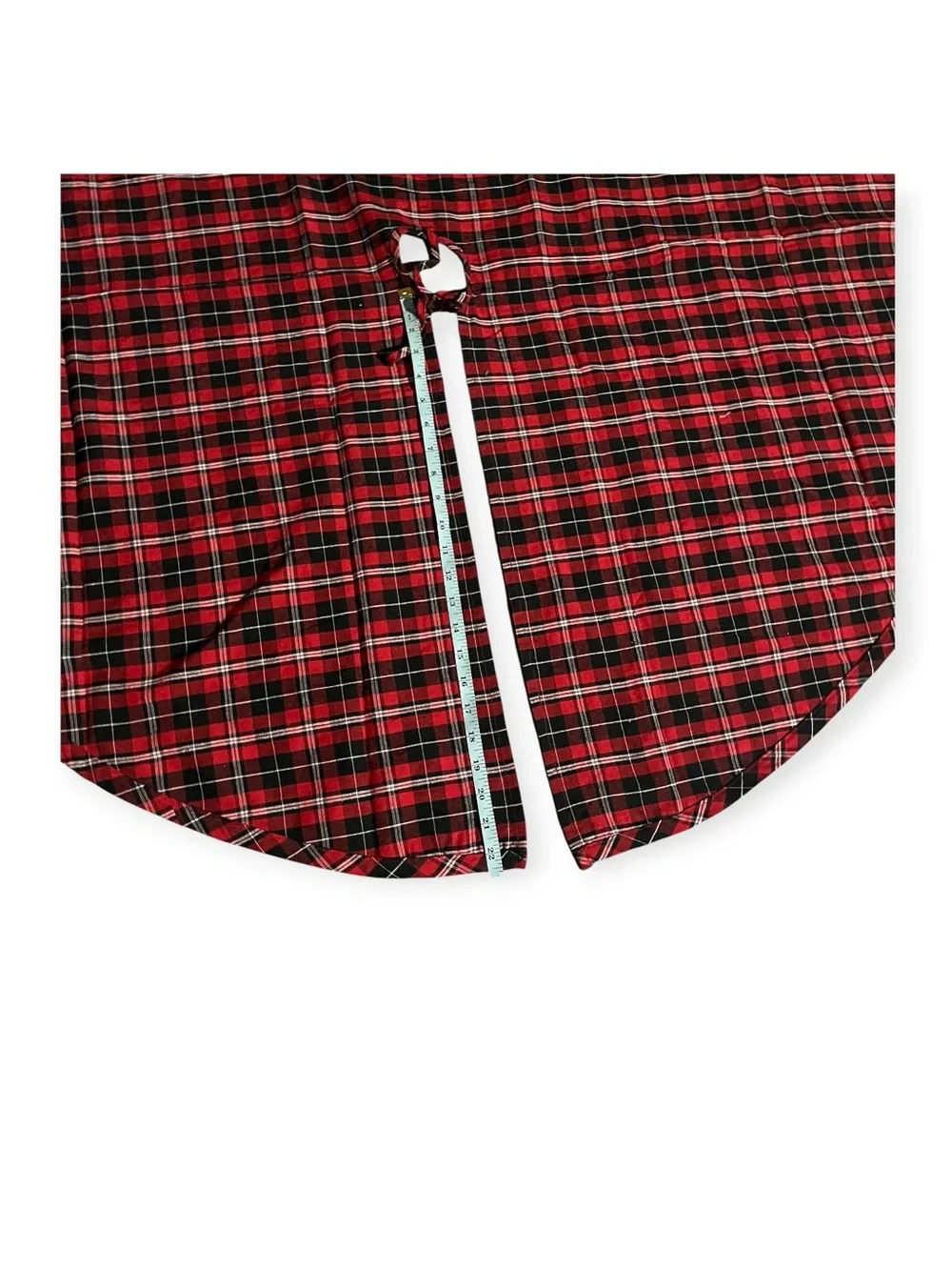 NWOT! Plaid Red Christmas Tree Skirt - Home Holiday